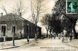 DAMIETTE - ENTREE DU VILLAGE - 1914